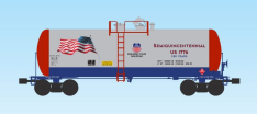 USA Trains R15272 Patriotic Series 42' Modern Tank Car - Metal Couplers
