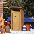 Pola 333215 Wood Outhouse