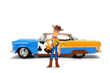 1955 Chevrolet Bel Air and Woody Figure, "Toy Story", 1/24 Scale Diecast