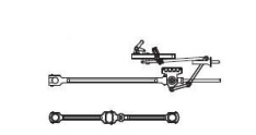 Piko 38210 Control Rod Assembly, Right, #79