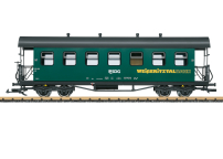 LGB 31390 SDG Passenger Car, Weisseritz w/Metal Wheels