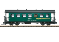 LGB 31391 SDG Passenger Car, Weisseritz w/Metal Wheels