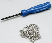 Aristo Craft 11910 Hex Head Track Joiner Lock Screws (1/8'') & Hex Driver Tool, Collection Item
