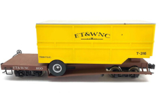 Bachmann 98320 ET&WNC Flat Car w/Closed Trailer, Collection Item