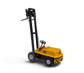 M0497 Fork Lift, 1/43 scale