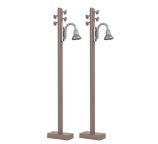 Pola 333232 Wooden Pole with Arc Light, 2 Pieces