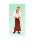 Prehm-Miniaturen 500027 Waitress with Red Apron -Metal Figure