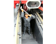 Prehm-Miniaturen 500057 Railway Maintenance Worker w/Screw Lock - Metal Figure