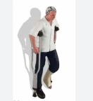 Prehm-Miniaturen 500603 Man w/Broken Leg on Crutches - Metal Figure