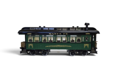 Aristo Craft REA31205 Santa Fe Observation Car, w/Lights & Smoke, Collection Item