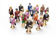 LGB Standing Figure Lot, Collection Item