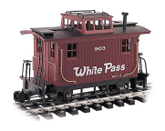 Bachmann 93119 White Pass Bobber Caboose, Collection Item, No Box