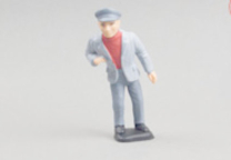 30110 Engineer Looking Right, Gray, Collection Item