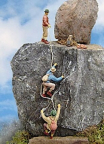 Prehm-Miniaturen 500103 Mountaineer Set 1 - 3 Metal Figures