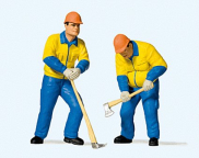 Preiser 44913 Modern Luberjacks (blue and yellow)