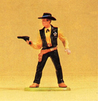 Preiser 54808 Sheriff w/Drawn Pistol