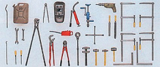 Preiser 57301 Hand Tools Kit