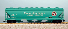 USA Trains R14108 4 Bay Center Flow Hopper, Great Northern, Collection Item
