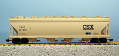 USA Trains R14109 4 Bay Center Flow Hopper, CSX