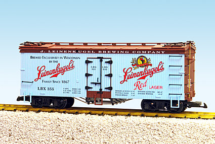 Blue/Brown –Reefer  Mint In Box USA Trains R16450 Leinenkugels Red Lager 