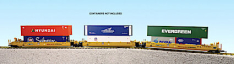 USA Trains R17163 Union Pacific Intermodal 3 Unit Set (No Containers)