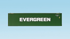 USA Trains R1722B Evergreen 40'  Intermodal Shipping Container w/Corrugated Sides, Green
