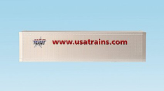 USA Trains R1729B USA Trains 40'  Intermodal Shipping Container w/Smooth Sides