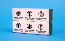 USA Trains R1740B Center I-Beam Flat Car Loads, Boise Cascade Pallet