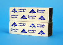 USA Trains R1740G Center I-Beam Flat Car Loads, Georgia Pacific Pallet Load