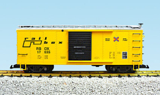 USA Trains R19098A Rail Box #17035 - Yellow/Silver, Collection Item