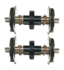 USA Trains R22-136 Traction Wheels w/Gears and Rubber Tires