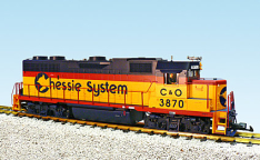 GP 38-2 Diesel Chessie System - Yellow/Blue