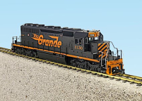 USA Trains R22300 D&RG, SD40-2 Diesel Locomotive, Black/Orange