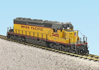 USA Trains R22302 Union Pacific SD40-2 Diesel Locomotive, Yellow/Gray