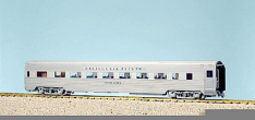USA Trains R31011 California Zephyr Coach #1, Stainless Steel