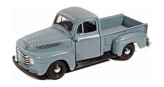 1948 Ford F-1 Pickup Truck, 1/24 Scale, Die Cast, Assorted Colors