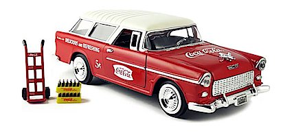 ミニカー Coca-Cola 1955 Chevy Bel Air Nomad Wagon LGB Model Trains, LGB Locomotives, Garden Train Sets, G Scale